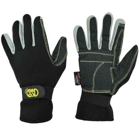Kong Usa Canyon Gloves, Size S, Black 95204NN02KK